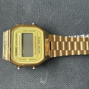 Casio gold watch